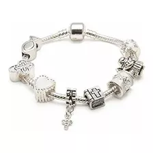 Liberty Charms - Pulsera De Plata Con Caja De Regalo Para Ni