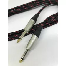 Cable Warwick Plug 3m Rcl30203 Tc C/black Tela Negro