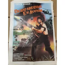 Afiche Cine Original-1329-desaparecido En Accion - Chuck Nor