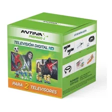 Pack Combo Antina Prepago Television Hd Único Para 2 Tvs!