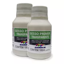 Kit 2x Gesso Primer Transparente 100ml Corfix