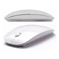 Mouse Sem Fio Recarregável Led Bateria Silencioso Wireless Cor Branco