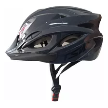 Capacete Ciclismo Bike Mtb Tsw Led Traseir Raptor 3 G Preto 