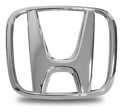 Emblema Honda 14.2 X 11.5 Cm Cromado Foto 2