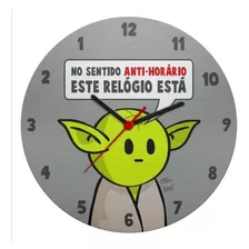 Relógio De Parede Ecológico - Mini Yoda