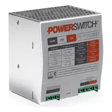 Fuente Riel Din Macroled Powerswitch Gab Met 12v 20a 240w 