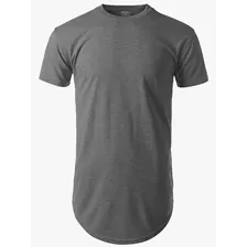 Camiseta Plus Size Masculina Blusa Oversized Longline Swag