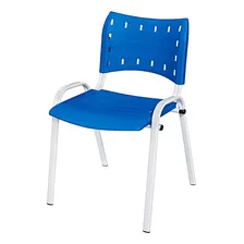 Kit 10 Cadeira Iso Base Branco Cores Variadas 