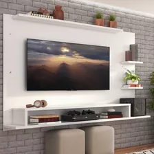 Painel Tv Até 60 Polegadas Alfa Madesa Com Nicho - Branco