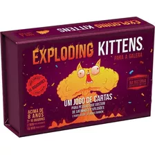 Exploding Kittens Para A Galera - Jogo De Cartas Galápagos