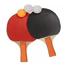 Kit Raqueta De Ping Pong Raquetas Color Rojo