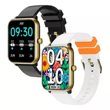 Reloj Mujer Smartwatch Mistral Smt-ts82-1g Doble Correa