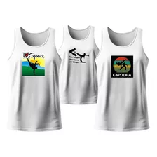 Kit 3 Camisetas Regatas Treino Capoeira