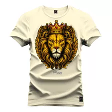 Camiseta Estampada Plus Size Premium King Of Leon