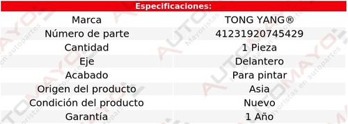 Una Defensa Delantera P/pintar Tong Yang Focus 2012-2014 Foto 2