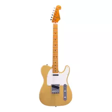 Guitarra Eléctrica Sx Vintage Series Stl50+ De Tilo Butterscotch Blonde Brillante Con Diapasón De Arce