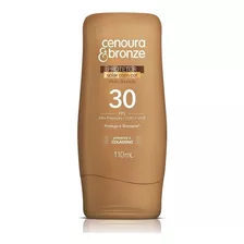 Protetor Solar Com Cor Efeito Dourado Fps 30 Cenoura & Bronze Frasco 110ml