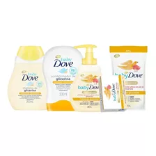 Baby Dove Glicerina Shampoo+cond +sab.liquido+barra+refil