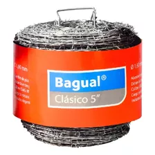 Rollo Alambre De Púas Bagual 5 Galvanizado Acindar X 50 Mts