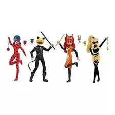 Paquete De Muñecas De Moda Miraculous Heroes (ladybug, Cat N