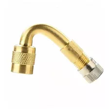 Extensor Válvula Bico Pneu 45 Graus Gold Bike Moto Adaptador