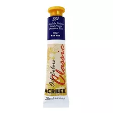 Tinta Óleo 20ml Classic Acrilex Cor 331 - Azul Da Prússia