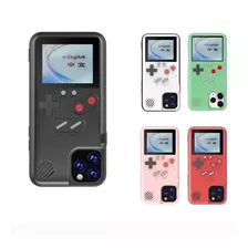 Funda Game Boy Con Pantalla De Colores Para iPhone 11 12 13