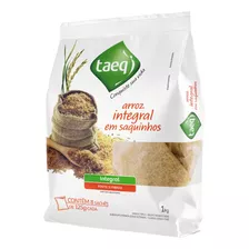 Arroz Parboilizado Tipo 1 Integral Taeq Pacote 1kg 8 Unidades