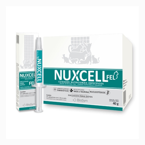 Suplemento Nutricional Nuxcell Fel Biosyn - Ampola 2g