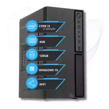 Pc Computador Cpu Intel Core I3 4gb Ssd 120gb + Wifi + Nfe