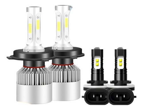 Kit Luces Led 9007 H11 Luz Alta/baja/niebla Para Chevrolet