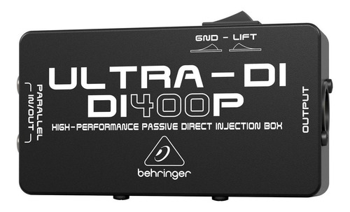 Caja Directa Behringer Di400p Pasiva De Alto Rendimiento