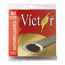 Encordado Victor Para Guitarra Nylon Negro Con Borla 20