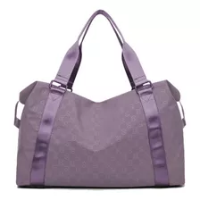 Maleta Gym Viaje Ejercicio Bolsa Casual Morral De Moda Rw Gd Color Morado