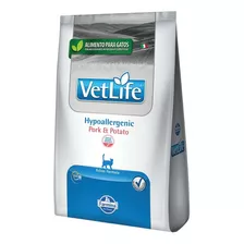 Vet Life Gatos Hypoallergenic Pork Potato Hipoalergênica 2kg