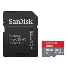 Memoria Micro Sd 16gb Sandisk 80mb/s 533x Boleta Factura