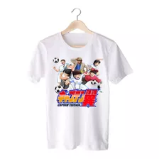 Remera Blanca Super Camperones - Tsubasa - Anime