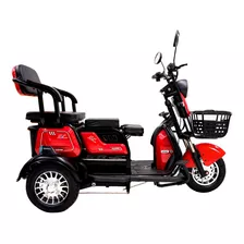 Triciclo Elétrico - Smart Pam - 800w 48v 25ah - Vermelho - 