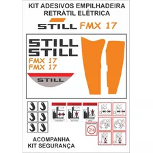 Adesivos Empilhadeira Elétrica Retrátil Still Fmx17