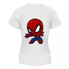 Playera Personaje Heroe Avengers Spiderman Niño