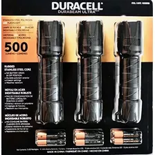 Duracell Durabeam Ultra Led Linterna 500 Lumenes, 3 Unidades