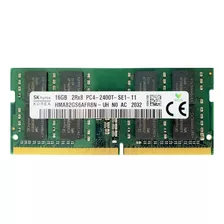 Memoria Ram Laptop Sk Hynix Ddr4 16gb 2400t Hma82gs6afr8n