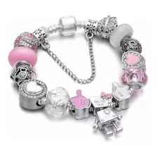 Pulsera Charms Mickey Guante.