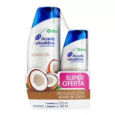 Pack Shampoo Head & Shoulders 375 Ml + 185 Ml Hidratacion