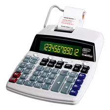 Calculadora De Escritorio Con Impresora Printaform 1422 Color Blanco