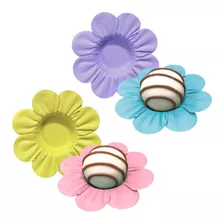 30 Unidades - Forminha Doce Candy Colors - Sweet Flower