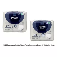 Fralda Geriátrica Abena Pants Premium M3 Kit Com 02 Pacotes