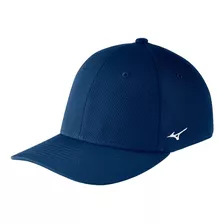 Gorra Del Equipo Ajustada Elástica Mizuno, Azul Marino