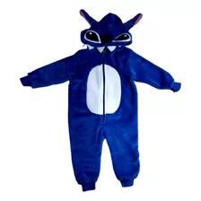 Pijama Stich Azul Chicos Nenes Kigurumi Calidad Plush