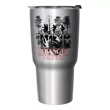 Netflix Stranger Things Upside Down Taza De Viaje De Acero I